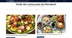 Desktop Screenshot of guide-restaurant-marrakech.com