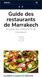 Mobile Screenshot of guide-restaurant-marrakech.com